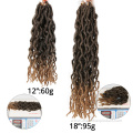 Ombre Nu Faux Locs Ombre Crochet Hair Extension